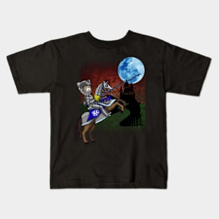 Cool Medieval Cute Jousting Cat Gift For Cat Lovers Kids T-Shirt